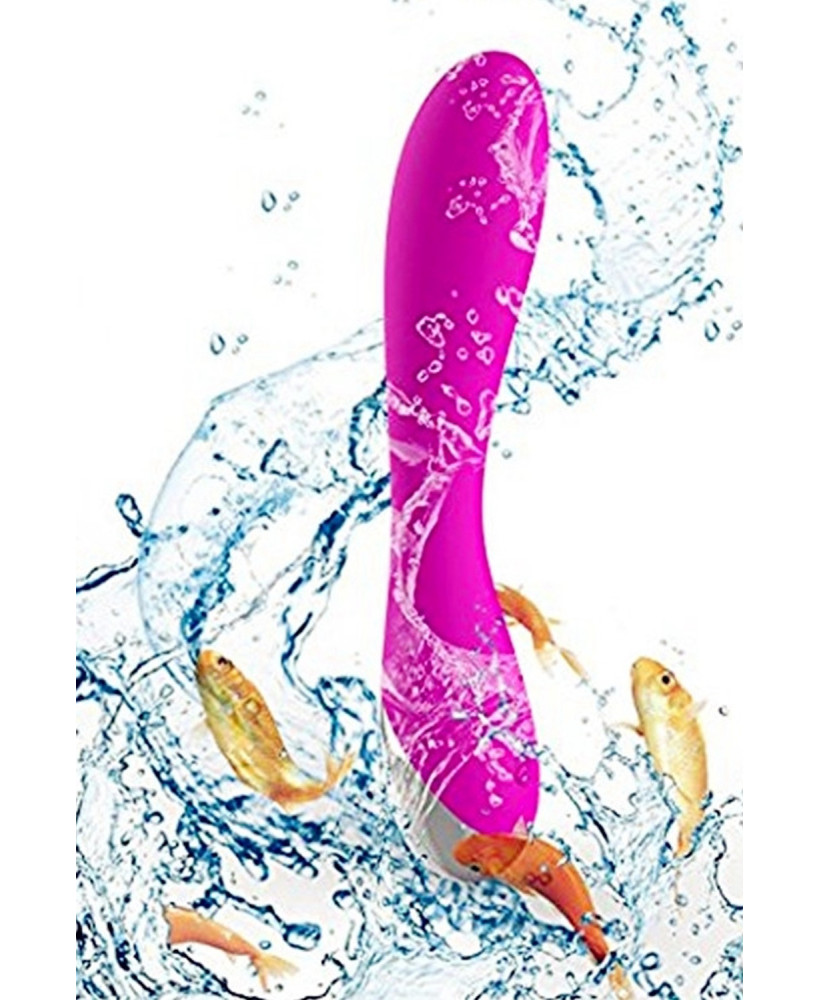 Vibromasseur violet 10 programmes USB 